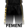PANTALÓN DE BALONCESTO FEMENINO NEGRO UE MATARÓ-FEMENÍ MARESME