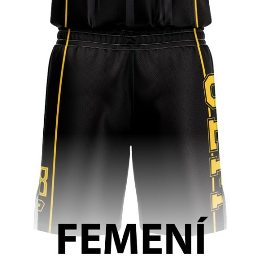 PANTALÓN DE BALONCESTO FEMENINO NEGRO UE MATARÓ-FEMENÍ MARESME