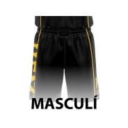 PANTALÓN DE BALONCESTO MASCULINO AMARILLO UE MATARÓ