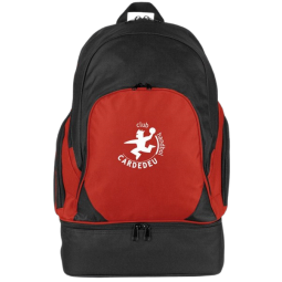 MOTXILLA TC VERMELLA CH CARDEDEU + ESCUT + NOM ABAIX