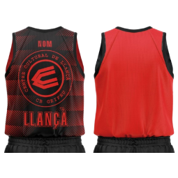 SAMARRETA REV ENTRENO MASCULÍ CB GRIFEU LLANÇÀ VERMELLA I NEGRE TC