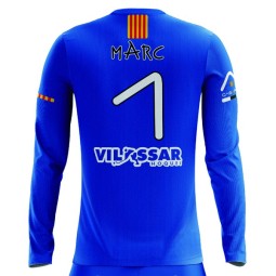 CAMISETA DE PORTERO CH VILASSAR AZUL