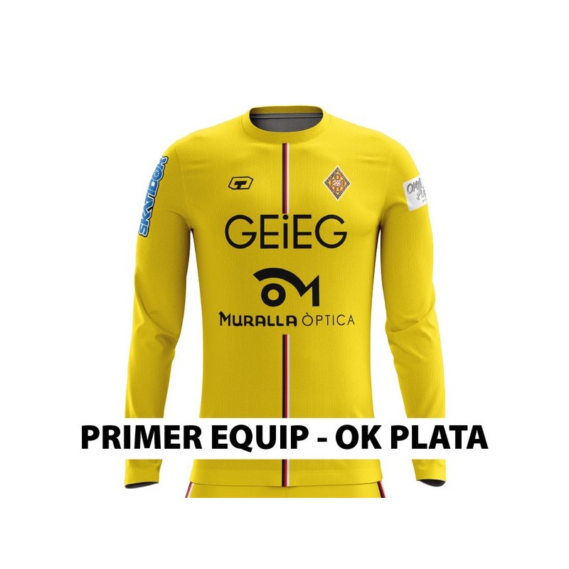CAMISETA DE PORTERO AMARILLA GEIEG HOQUEI