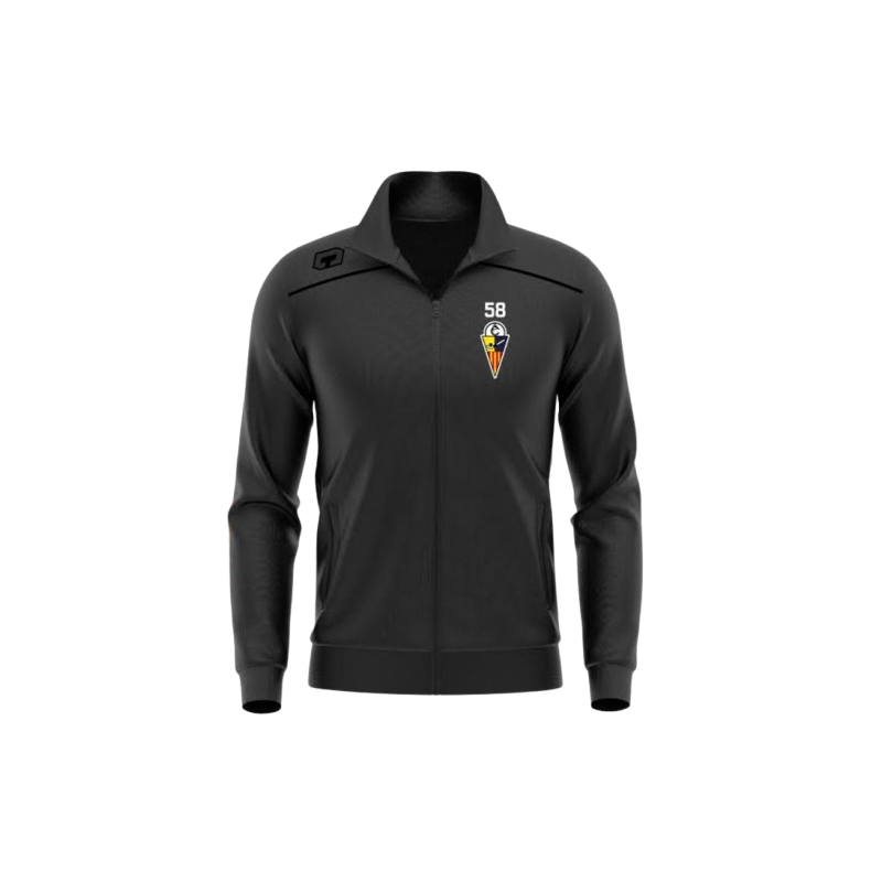 CHAQUETA DE CHÁNDAL SPORT, CANALÉ PUÑOS,  OSLO NEGRO