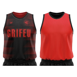 SAMARRETA REVERSIBLE ENTRENAMENT FEMENÍ VERMELL I NEGRE TC CB GRIFEU LLANÇÀ