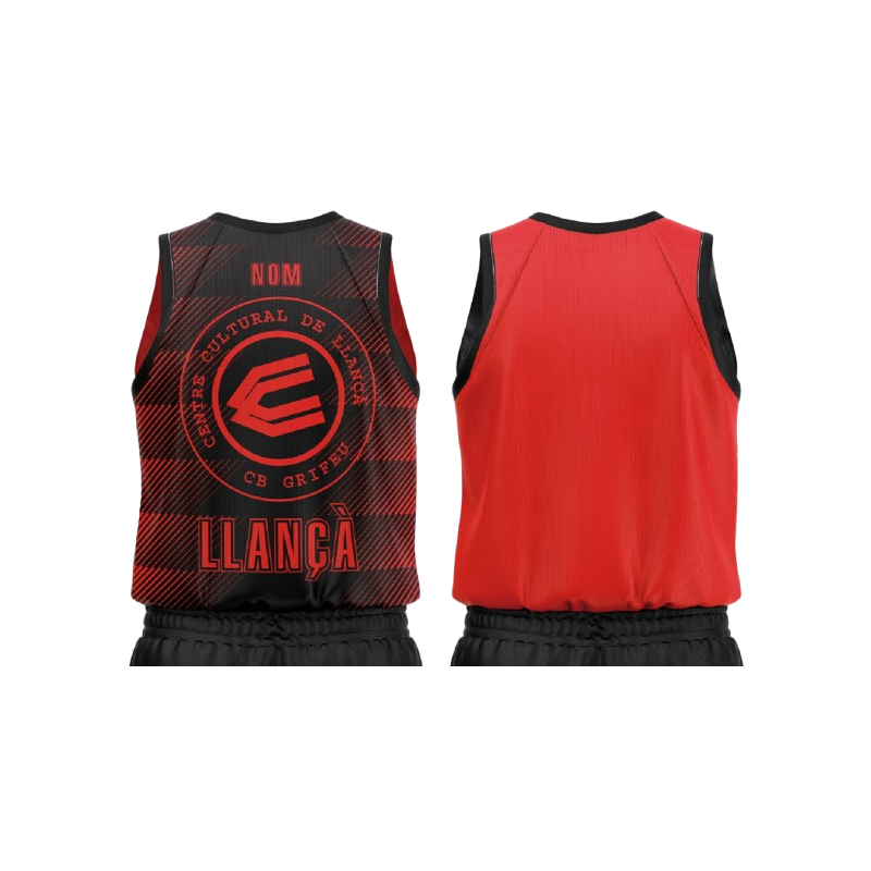 SAMARRETA REV ENTRENAMENT FEMENÍ VERMELL I NEGRE TC CB GRIFEU LLANÇÀ