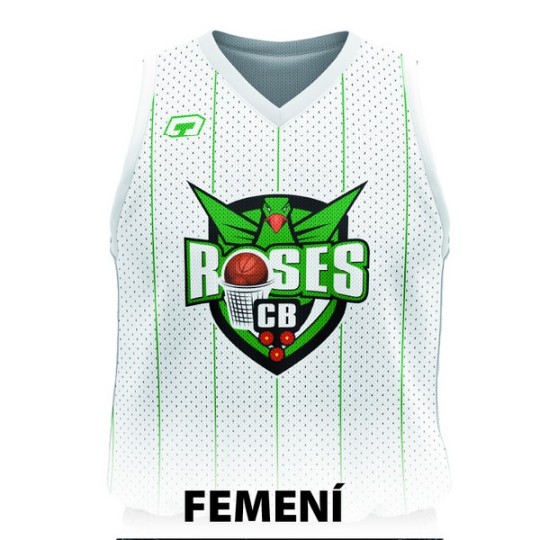 SAMARRETA BLANCA CB ROSES FEMENÍ ENTRENAMENT