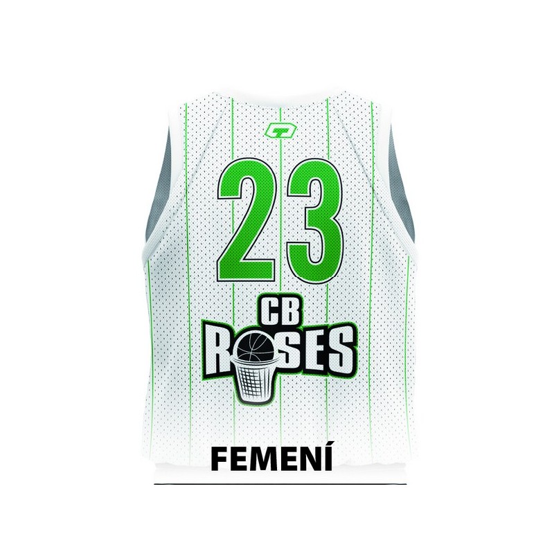 SAMARRETA BLANCA CB ROSES FEMENÍ ENTRENAMENT