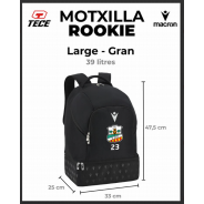 MOTXILLA MACRON NEGRE CHP AMB NÚMERO