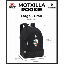 MOTXILLA MACRON NEGRE CHP AMB NÚMERO