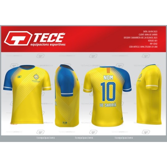 CAMISETA 2A EQUIPACIÓN FEMENINA UE SARRIÀ