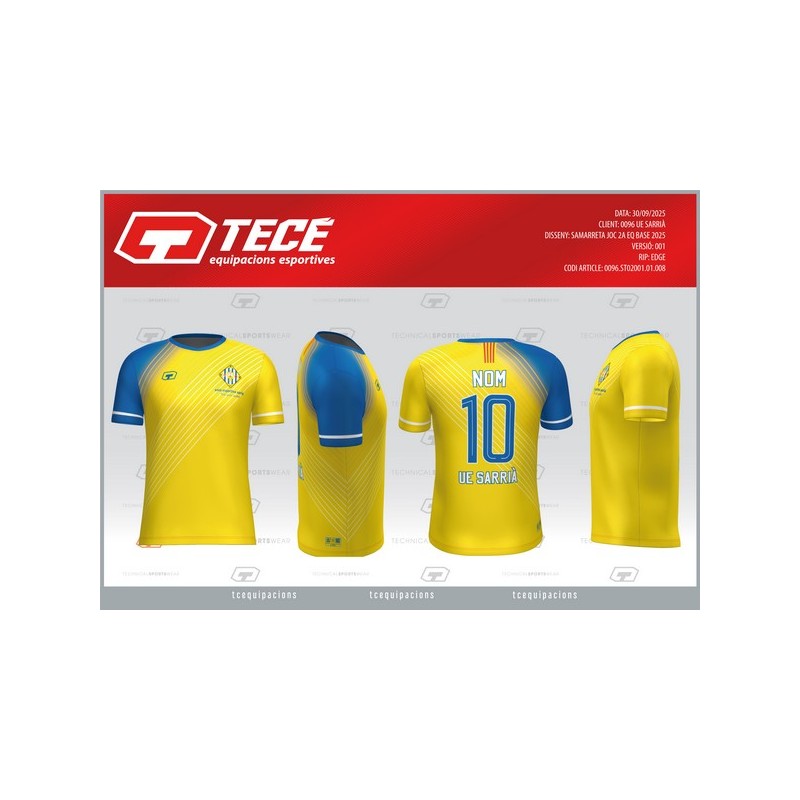 CAMISETA 2A EQUIPACIÓN FEMENINA UE SARRIÀ
