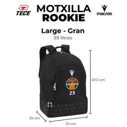 MOTXILLA MACRON NEGRE CB SANT FELIU DE GUÍXOLS