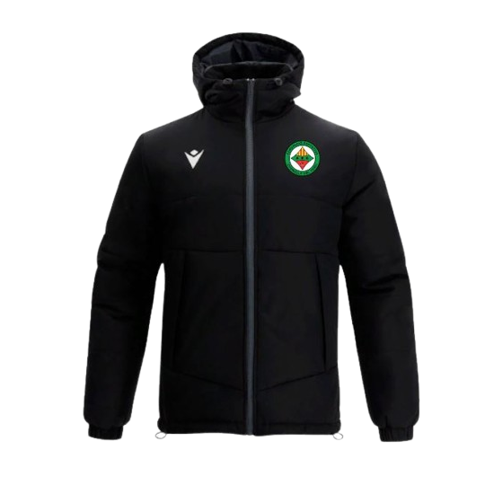 ANORAK CURT MACRON AE CORNELLA ANDES ENCOIXINAT AMB CAPUTXA COLOR NEGRE