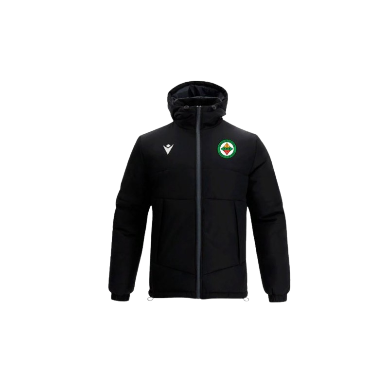 ANORAK CURT MACRON AE CORNELLA ANDES ENCOIXINAT AMB CAPUTXA COLOR NEGRE