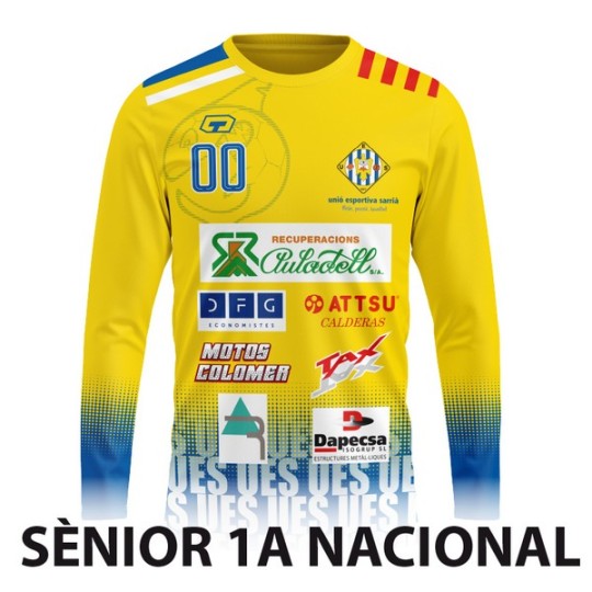 CAMISETA DE PORTERO 1A EQUIPACIÓN SÉNIOR MASCULINO UE SARRIÀ