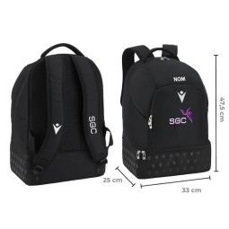 MOTXILLA MACRON SGC COLOR NEGRE AMB NOM