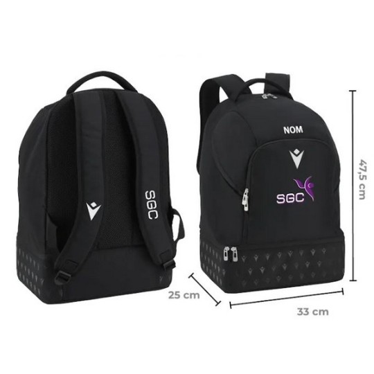 MOTXILLA MACRON SGC COLOR NEGRE AMB NOM