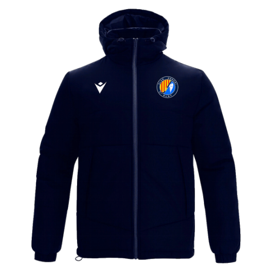 ANORAK CURT MACRON AMB CAPUTXA CH OLOT COLOR BLAU MARÍ