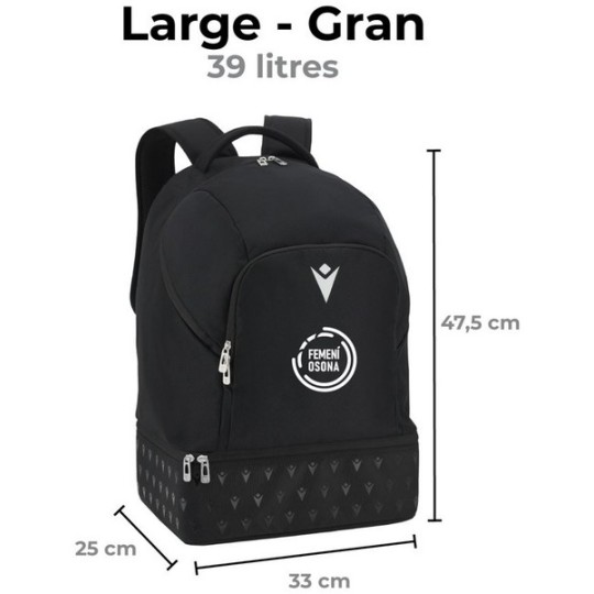 MOCHILA NEGRA FEMENÍ OSONA