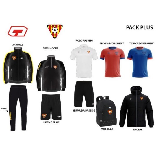 PACK TC PLUS MACRON UE FORNELLS MOTXILLA PETITA