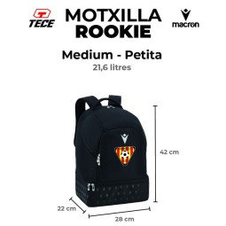 MOTXILLA PETITA MACRON UE FORNELLS COLOR NEGRE