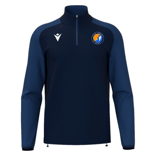 DESSUADORA CH OLOT MACRON MITJA CREMALLERA ISEN COLOR BLAU MARÍ