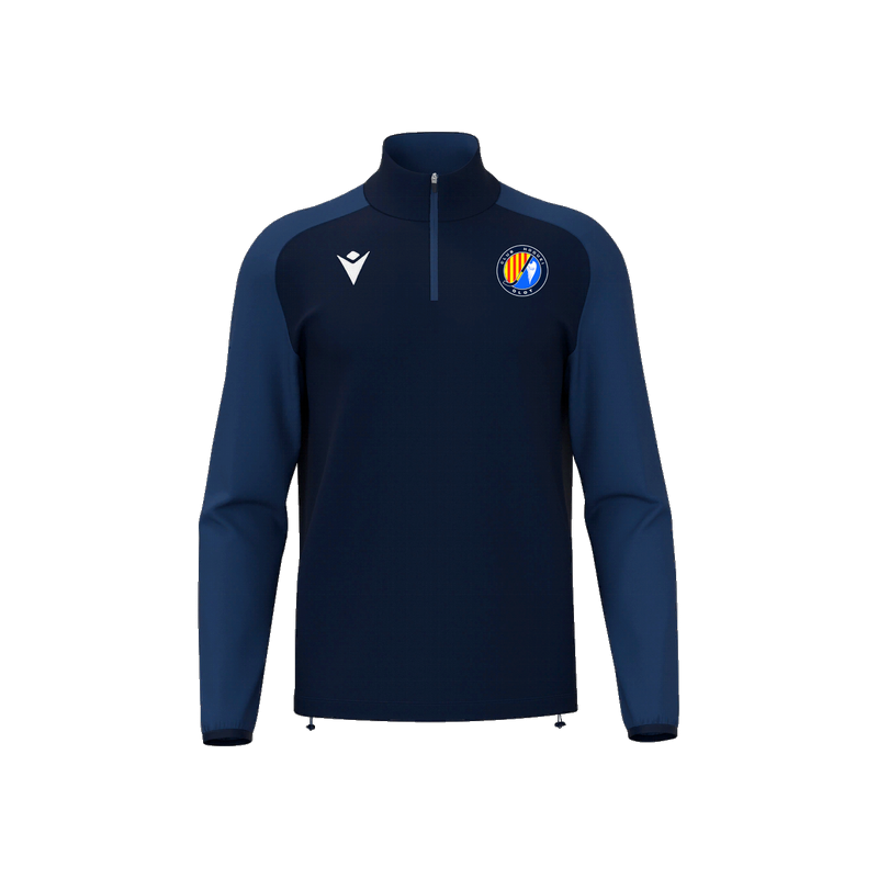 DESSUADORA CH OLOT MACRON MITJA CREMALLERA ISEN COLOR BLAU MARÍ