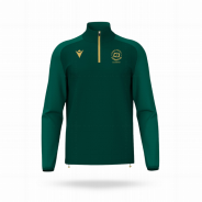 DESSUADORA MACRON MITJA CREMALLERA ISEN COLOR VERD AMPOLLA - COACHED BY DAMPHA