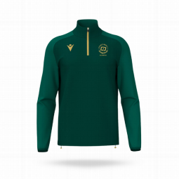 DESSUADORA MACRON MITJA CREMALLERA ISEN COLOR VERD AMPOLLA - COACHED BY DAMPHA