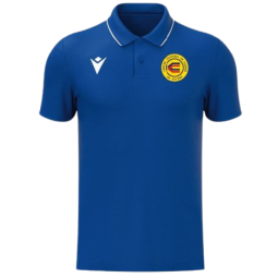 POLO MACRON DRACO HERO COLOR BLAU ROYAL/BLANC