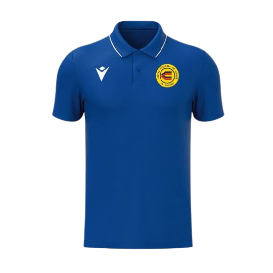 POLO MACRON + ESCUT CB GRIFEU DRACO HERO COLOR BLAU ROYAL/BLANC