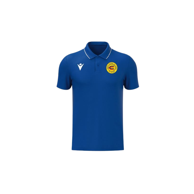 POLO MACRON DRACO HERO COLOR BLAU ROYAL/BLANC
