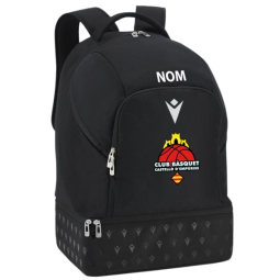 MOTXILLA GRAN MACRON + NOM + ESCUT CB CASTELLÓ COLOR NEGRE