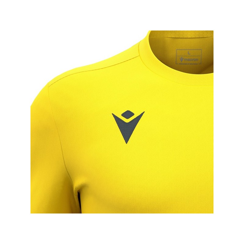 CAMISETA MACRON VOID M/LARGA COLOR AMARILLO