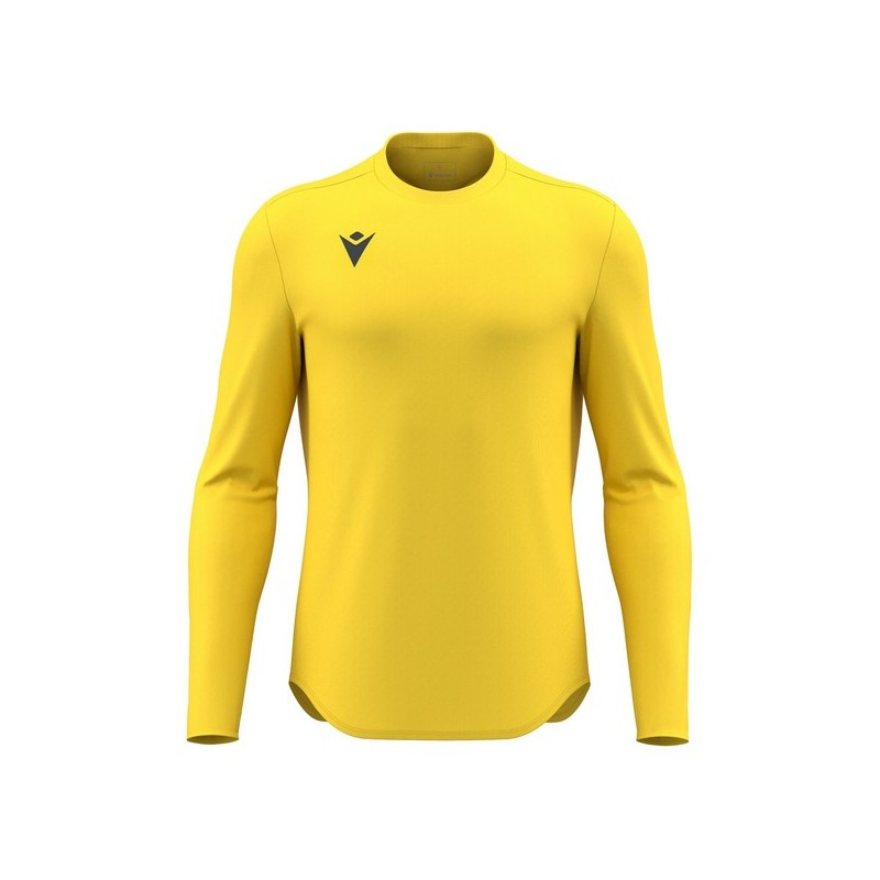 CAMISETA MACRON VOID M/LARGA COLOR AMARILLO