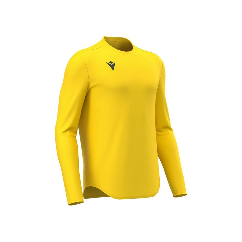 CAMISETA MACRON VOID M/LARGA COLOR AMARILLO