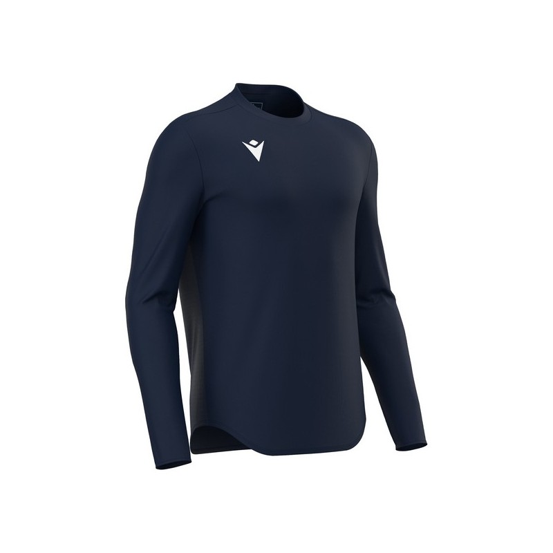 CAMISETA MACRON VOID M/LARGA COLOR AZUL MARINO