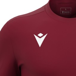 CAMISETA MACRON VOID M/LARGA COLOR GRANATE