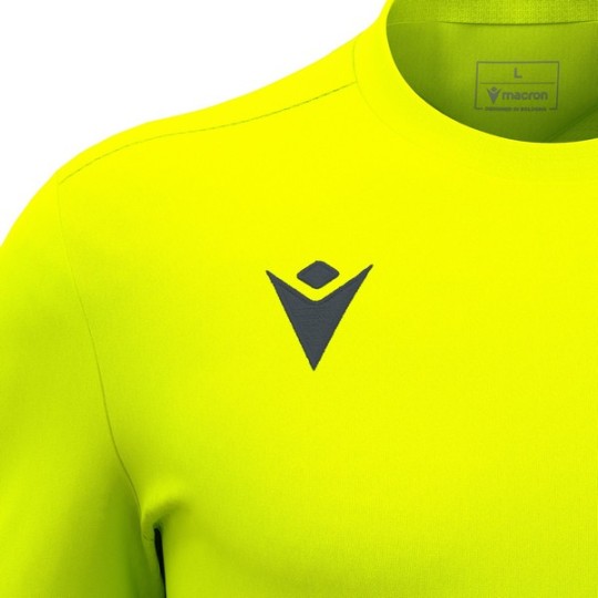 CAMISETA MACRON VOID M/LARGA COLOR AMARILLO FLUORESCENTE