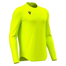 CAMISETA MACRON VOID M/LARGA COLOR AMARILLO FLUORESCENTE