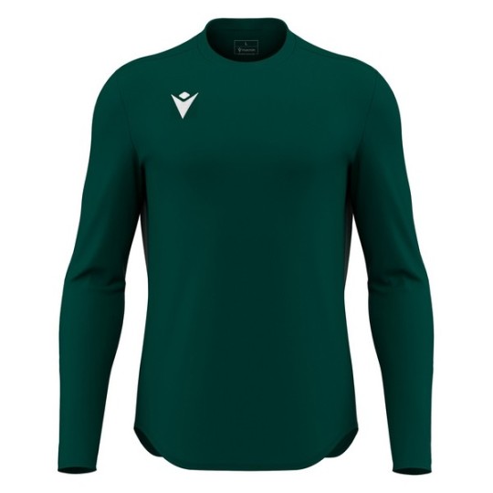CAMISETA MACRON VOID M/LARGA COLOR VERDE BOTELLA