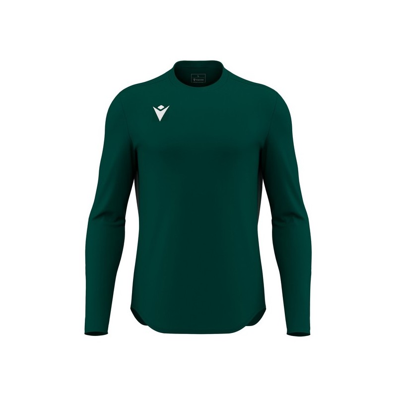 CAMISETA MACRON VOID M/LARGA COLOR VERDE BOTELLA