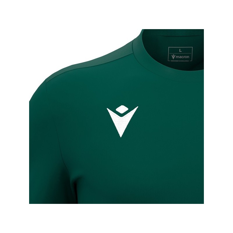 CAMISETA MACRON VOID M/LARGA COLOR VERDE BOTELLA
