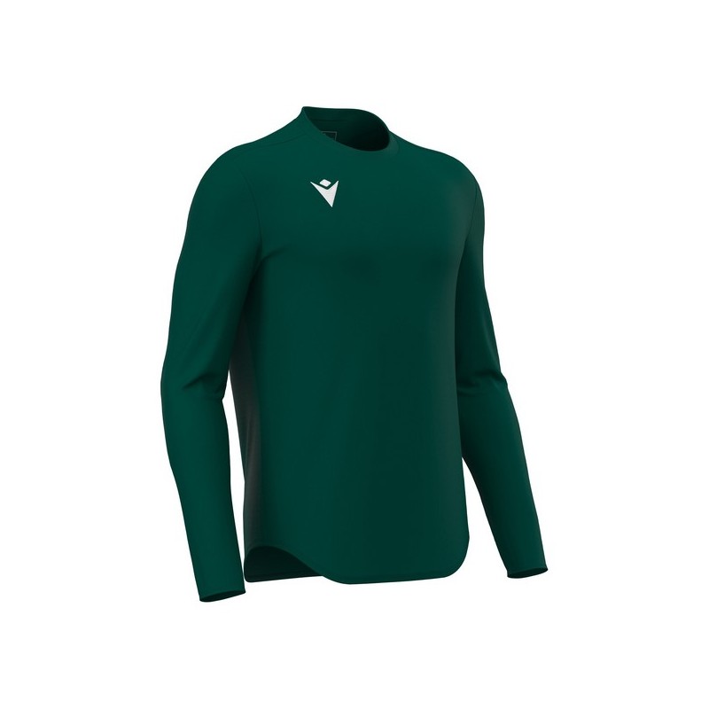 CAMISETA MACRON VOID M/LARGA COLOR VERDE BOTELLA