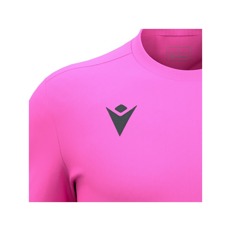 CAMISETA MACRON VOID M/LARGA COLOR ROSA