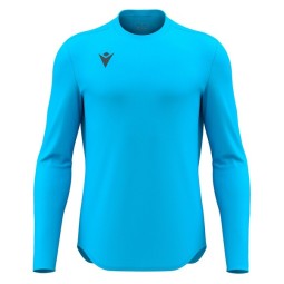 CAMISETA MACRON VOID M/LARGA COLOR AZUL FLUORESCENTE