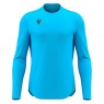 CAMISETA MACRON VOID M/LARGA COLOR AZUL FLUORESCENTE