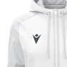 CHAQUETA FEMENINA CON CAPUCHA MACRON ATLAS COLOR BLANCO