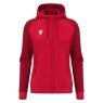 CHAQUETA CON CAPUCHA MACRON ATLAS COLOR ROJO